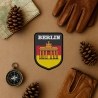 Travel Aufnäher |Berlin Aufnäher Brandenburger Tor | 8 cm Stickpatch | Rot Schwarz Gelb