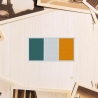 Europäische Länder Flagge Patch, Deutschland, UK, Irland gestickte Aufbügler