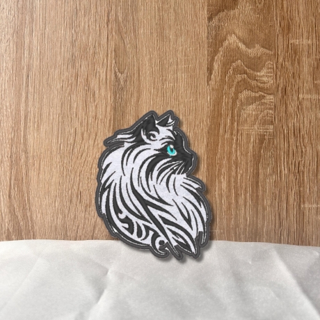 Cat Patch, Augenfarbe nach Wunsch, DIY Tierliebhaber Geschenk