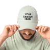 Individuell bestickter Hut, personalisierte Dad-Cap mit Text oder Logo, Small Business Logo