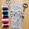 Puppy Patch, Gesticktes Hundeliebhaber Herz, DIY Applikation