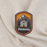 Deutschland Aufnäher – Souvenir Abzeichen, Berg & Haus