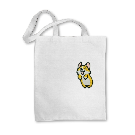 Corgis Aufnäher | Aufbügler Gestickter Hund Applikation