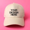 Individuell bestickter Hut, personalisierte Dad-Cap mit Text oder Logo, Small Business Logo