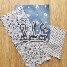 Katzen Aufnäher - Verspieltes Design, 8 cm breit