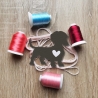 Gestickter Silhouette Dackel Aufnäher: Anpassbare Farben, 7,5 cm Hundeliebhaber Geschenk