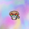 Pride Aufnäher – Bestickter Corgis LGBTQ+ Aufnäher, Regenbogen Flagge