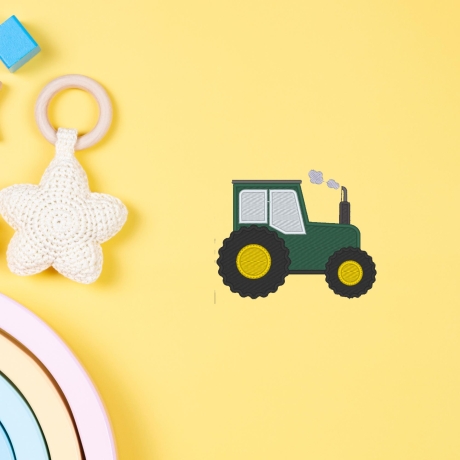 Traktor Aufnäher, Aufnäher, zum aufnähen oder aufbügeln