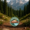 Washington Aufnäher, State Aufnäher Berge | 9 cm Stickpatch | USA Reise Souvenir