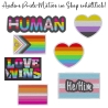 LGBTQ Aufnäher Oh Deer I'm Queer, Bestickter Pride Patch, 7 cm