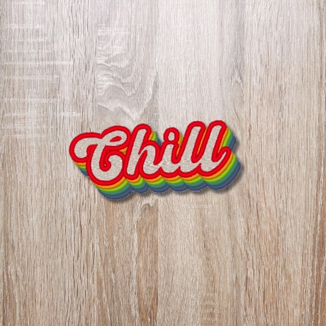 Retro Aufnäher | Chill