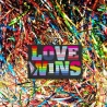 Pride Aufnäher | Love Wins – Bestickter LGBTQ+ Aufnäher mit Regenbogen-Flaggen | Aufbügeln