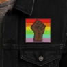 Rainbow Fist Aufnäher: LGBTQ+ Pride | 6cm