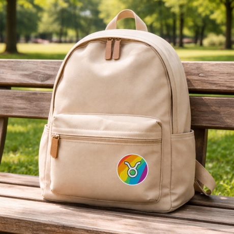 Pride Patch: Sternzeichen Regenbogen LGBTQ+ zum Aufnähen und Aufbügeln, 6 cm