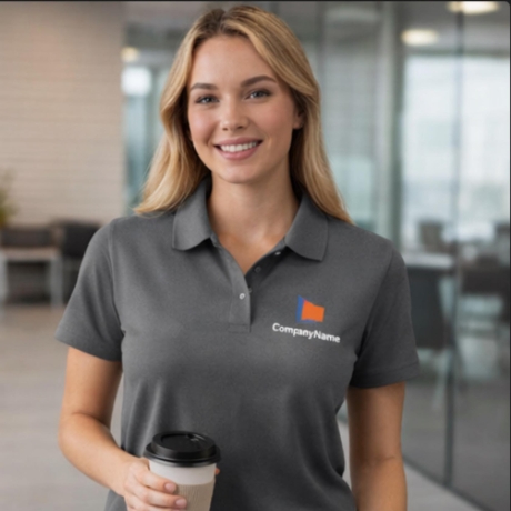 Besticktes Poloshirt, individuelles Logo oder Bild, individuelle Arbeitskleidung