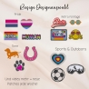 Patch Bundle gemischte Farben Set, Aufnäher, Klettverschluss