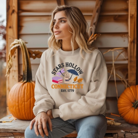 Gilmore Girls inspiriert gemütlicher Herbst Pullover