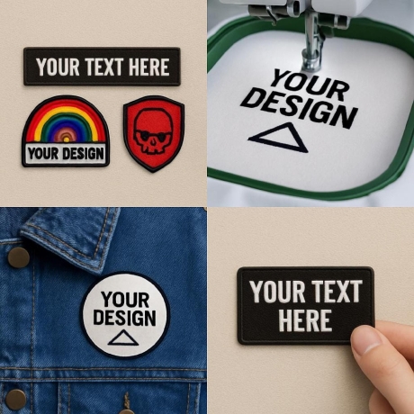 Individuell Bestickter Aufnäher, Patch nach Wunsch | Custom Patch