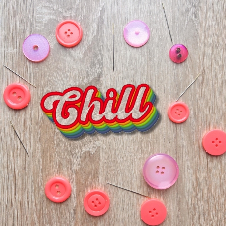 Retro Aufnäher | Chill