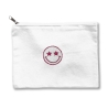 Happy Face Aufnäher | Star Eyes Smiley gestickte Aufbügler Applikation