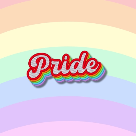 Retro Pride Aufnäher – Bestickter LGBTQ+ Aufnäher mit Regenbogen-Vibes
