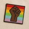 Rainbow Fist Aufnäher: LGBTQ+ Pride | 6cm