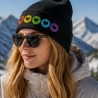 Regenbogen Beanie mit Herz Stickerei | Pride Mütze 