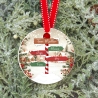Familie Weihnachten benutzerdefinierte Ornament | Bis zu 9 Namen | Personalisierte Urlaub Dekor