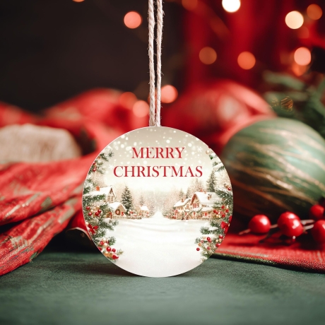 Familie Weihnachten benutzerdefinierte Ornament | Bis zu 9 Namen | Personalisierte Urlaub Dekor
