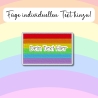 Pride Flagge Patch gesticktes Regenbogen Bügelbild LGBTQ Pride Accessoires für Jacke, Tasche, Hut
