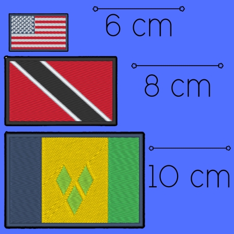 Nordamerikanischer Country Flagge Patch, USA Kanada Mexiko Gestickte Aufbügler Flaggen