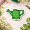 Frühlings Aufnäher Set, Garten Thema Gestickte Aufnäher 6-7 cm