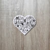 Puppy Patch, Gesticktes Hundeliebhaber Herz, DIY Applikation