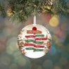 Familie Weihnachten benutzerdefinierte Ornament | Bis zu 9 Namen | Personalisierte Urlaub Dekor