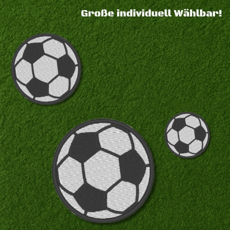 Sport Patch, Gesticktes Fussball Applikation, Sportabzeichen zum aufbügeln oder aufnähen