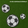 Sport Patch, Gesticktes Fussball Applikation, Sportabzeichen zum aufbügeln oder aufnähen