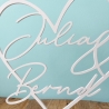 Personalisiertes Geschenk zur Hochzeit&Jahrestag|Herz Aufsteller 