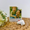 Personalisierter Fotoblock aus Klemmbausteinen mit eigenem Bild 