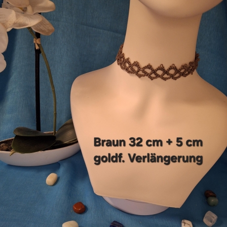 Kropfband mit Glasperlen