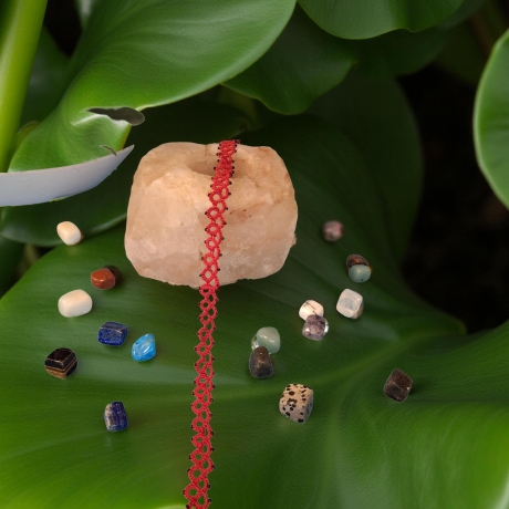 Kropfband mit Glasperlen