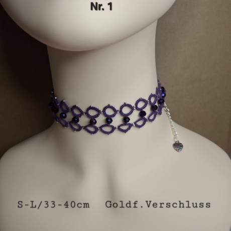 Choker mit Perlen