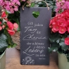 Schiefertafel mit inspirierendem Spruch – Einzigartige Dekoration für Garten und Zuhause