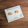 Edelstahl Ohrstecker Dumplings bzw Gyoza Kawaii für Japan Fans