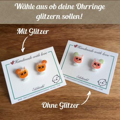 Ohrstecker Lavendel Spritz für Mädelsrunden und den Sommer