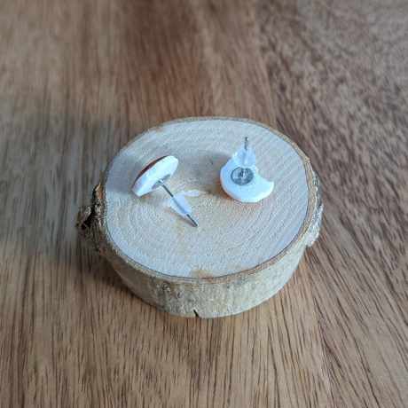 Ohrringe angebissene Kekse mit Chocolate Chips für Cookie Fans