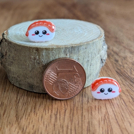 Japan Ohrringe Sushi Nigiri Ohrstecker für Japanliebhaber