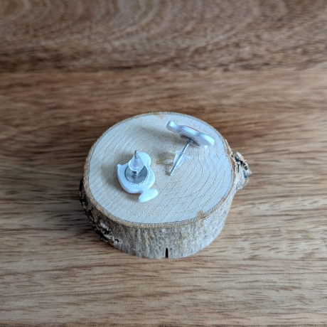 Ohrstecker Spritz in Rot mit Orange perfekt für den Sommer 