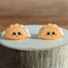 Edelstahl Ohrstecker Dumplings bzw Gyoza Kawaii für Japan Fans