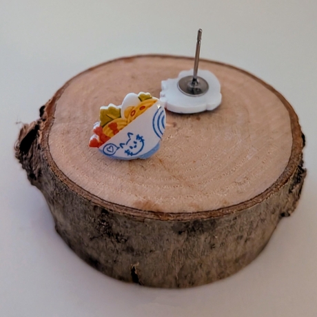 Ohrringe Ramen Ohrstecker mit asiatischem Essen - Japan Motiv 