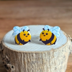 Ohrstecker Biene bzw Hummel für Naturliebhaber 
